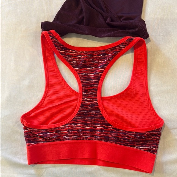 Athletic Works Tank Top Purple and Orange Yoga Cut Out Style Women's - Picture 6 of 12